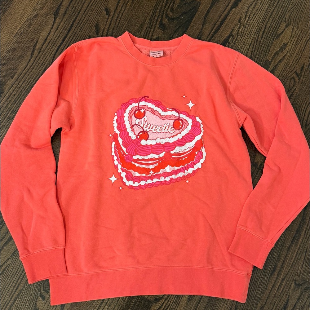 Living Fully Co by Mallory Ervin Sweetie sweatshirt pullover size small women's